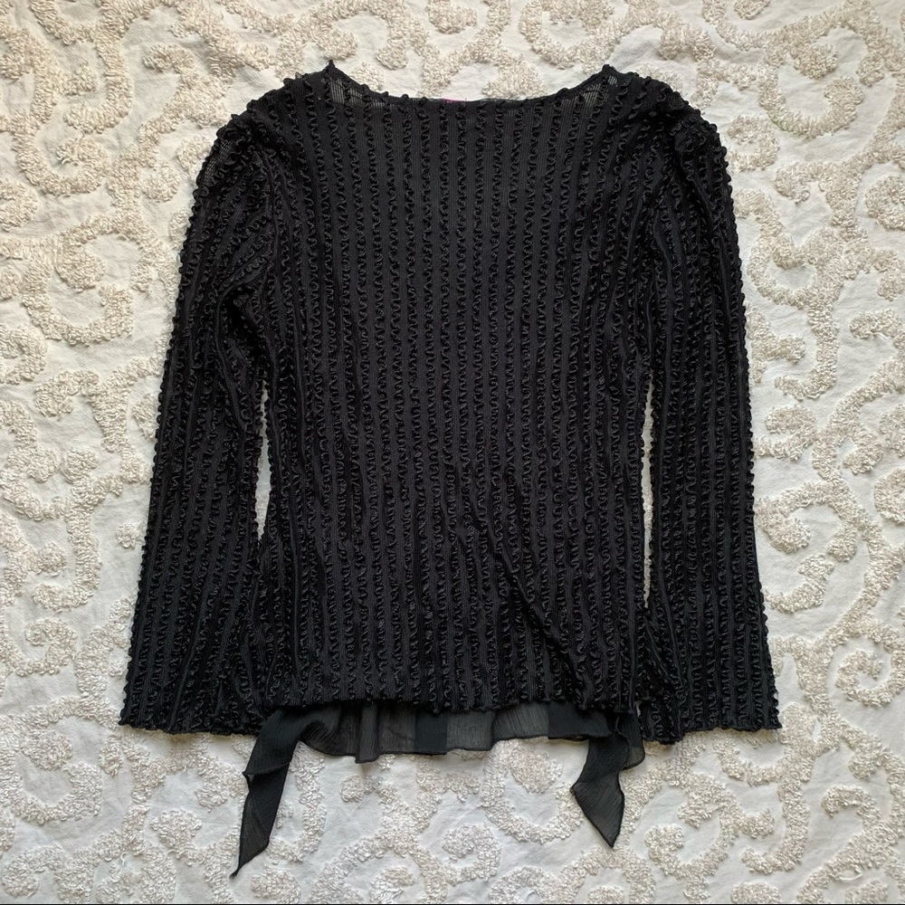 Gothic Ruffle Lace Layered top small - Picture 6 of 12